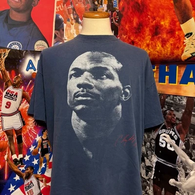 Camiseta masculina vintage anos 90 Clyde Drexler The Glide XXXL basquete NBA tamanho 3X - Imagem 1 de 4