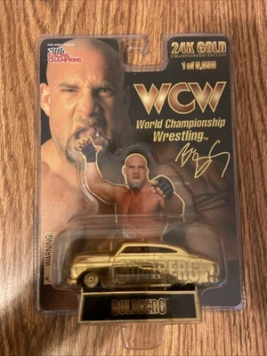 Coche de campeones de carreras WCW Goldberg 1998 chapado en oro 24K 1 de 9.998 '49 Mercury Foto 1 de 2