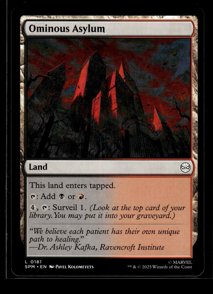 OMINOUS ASYLUM Marvel's Spider-Man #181 SPM(NM+)(MTG) - Image 1 of 1