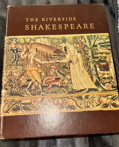 The Riverside Shakespeare, 1974 Printing, Big Book Textbook Literature - Picture 1 of 2