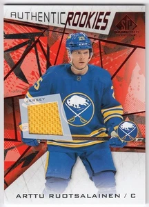 2021-22 SP Game Used Authentic Rookies Red Jersey ARTTU RUOTSALAINEN #156 Sabres - Picture 1 of 1