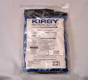 Kirby Staubsaugerbeutel G4 G5 G6 Micron Magic 197294 Originalteile 6 Beutel insgesamt - Bild 1 von 4