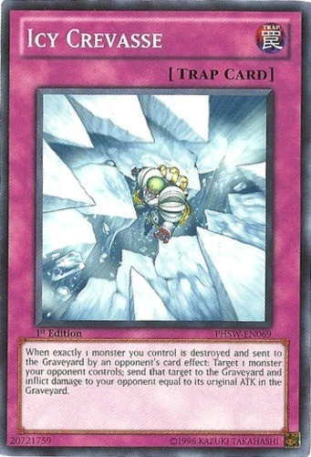 Icy Crevasse - PHSW-EN069 - Common - Unlimited Edition Near Mint Yugioh! Card - Image 1 of 1