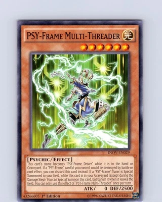 Yu-Gi-Oh TCG PSY-Fram Multi-Threader INOV-EN029 1st Edition Common Card NM - Image 1 of 2