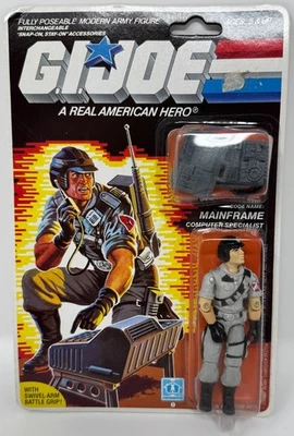 Figura de acción Hasbro GI Joe Mainframe 1986 Computer Specialist Foto 1 de 4