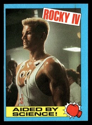 1985 Topps Aided by Science! #34 Rocky IV - Image 1 of 2