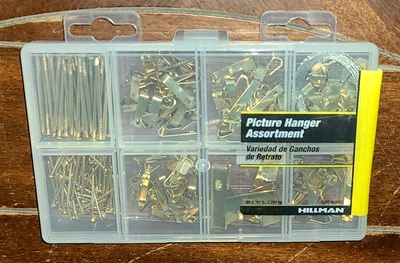 Hillman Picture Hanger Assortment: Hangers, Wire, Pins & Nails! #130251 - Image 1 of 2