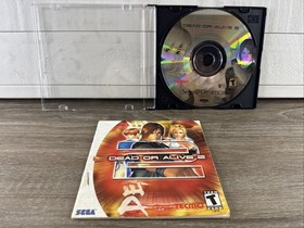Sega Dreamcast Dead Or Alive 2 Disc w Booklet ONLY Tested Quick FREE Shipping DC