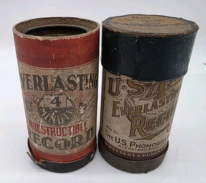 2x Everlasting 4 Minute Indestructable Cylinder Record - Picture 1 of 2