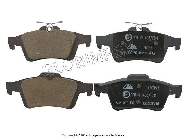 VOLVO C30 C70 S40 V50 (2004-2013) Brake Pad Set REAR ATE CERAMIC + WARRANTY - Image 1 of 1