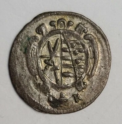 Saxony Albertine 1676 Pfennig KM 519 Luster but Scratches from Corrosion removal - Image 1 of 4