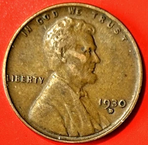 1930-D LINCOLN WHEAT CENT DENVER MINT very good to fine - Picture 1 of 2