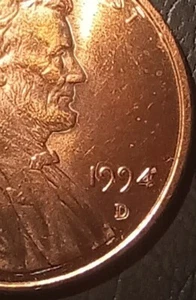 1994 D Very Close AM! Red Lincoln Penny, DDO DDR Uncertified Ungraded Beautiful! - Picture 1 of 6