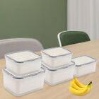 5pcs Portable Refrigerator Storage Box Container Vegetable Organizer for Fridge