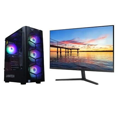 Custom Gaming Desktop PC i7 SSD + 1TB 16GB GTX 980 4 GB WiFi BT W10 + 32" FHD - Image 1 of 4