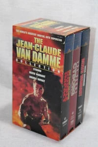 Jean Claude Van Damme Collection VHS Boxset Cyborg Death Warrant Double Impact - Picture 1 of 17