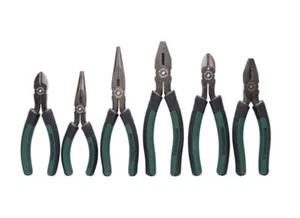 "Juego de 6 alicates de corte Masterforce nariz larga diagonal lineman 6"" 7"" 8" - Imagen 1 de 7
