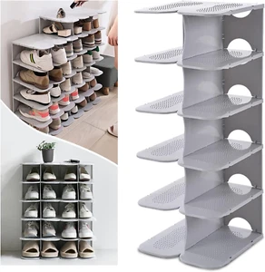 Shoe Slots Organizer, Adjustable Rack,Better Stability Shoe Stacker,Space Saver, - Picture 1 of 12