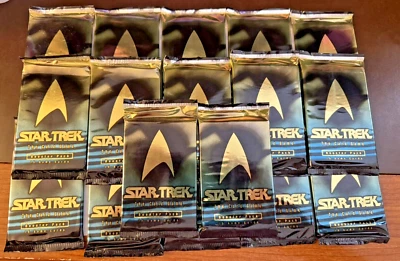 1996 STAR TREK The Card Game CCG –Factory Sealed 15 game cards pr pack x1 - Image 1 of 3