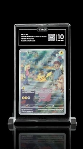 2023 POKEMON MEW EN-151 ILLUSTRATION RARE #173 PIKACHU TAG 10 - Picture 1 of 2