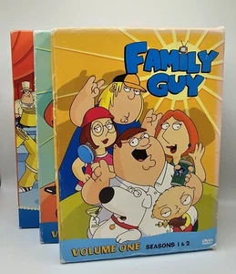 Family Guy DVD Box Set Volume 1 2 3 TOTAL 62 EPISODES - Picture 1 of 9