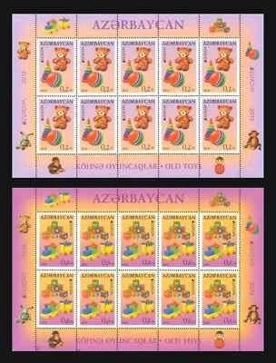 Azerbaiyán 2015 * EUROPA CEPT * Juguetes antiguos * Juego de 2 hojas completas * MNH Foto 1 de 2