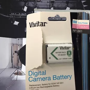 Vivitar B8 Digital Camera Battery Replacement for SONY NP-BX1 New - Picture 1 of 3
