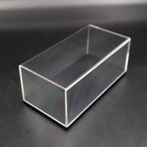 Model Toys Car Display Case Acrylic Boxes Transparent Show Dustproof with Base - Foto 1 di 16