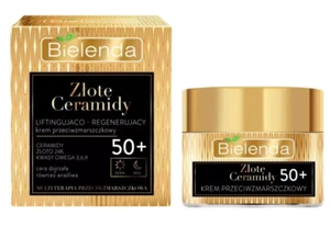 BIELENDA Golden Ceramides Regenerating Lifting Anti-Wrinkle Face Cream D/N 50ml - Picture 1 of 5