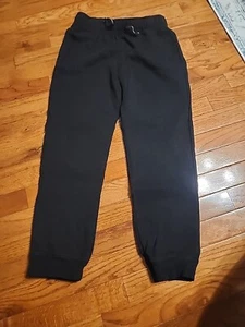 Cat & Jack Pants, Youth Boys Size XL, Black, Sweatpants, Waist Tie - Picture 1 of 3