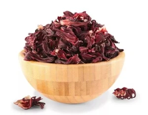 Organic Dried Hibiscus Flowers Tea Loose Leaf Roselle Tea Herb كركدية - Picture 1 of 1