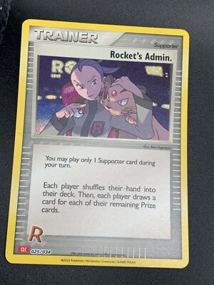 Rocket's Admin - 025/034 - CLC Pokemon Trading Card Game Classic - Image 1 of 3