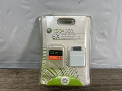 Microsoft XBOX 360 8X 512MB Memory Card Unit OEM Geometry Wars Game