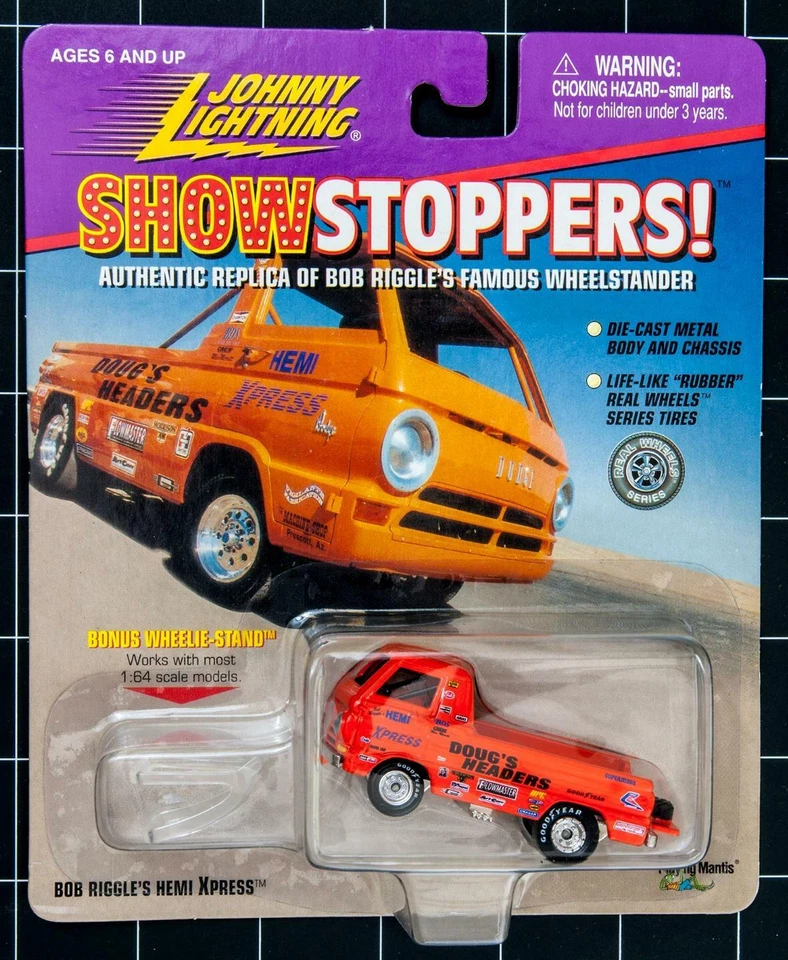 Dealer Dave 1:64 JOHNNY LIGHTNING SHOWSTOPPERS! BOB RIGGLE, HEMI EXPRESS (O46) - Image 1 of 1