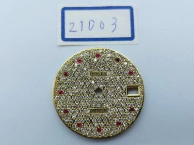 Custom Set Full Diamond Dial for RoIex midSize 31mm 6827 68273 68278 Watch 21D03 - Imagem 1 de 2