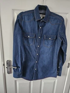 Boden Jeanshemd - 100% Baumwolle - blaues Langarmhemd - Größe S - Bild 1 von 10