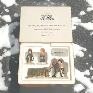 Reparto 56 Collezione Heritage Village "Portare a casa il tronco di Yule" #5558-1 - Foto 1 di 7