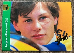 Jacques Villeneuve #172 - 1992 Grid Formel 1 F1 F3 Vintage Racing Card - Bild 1 von 2
