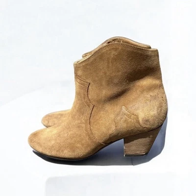 🌻Botines Isabel Marant Marrón Gamuza Gruesos | Talla UE 36 / Talla EE. UU. 6. Foto 1 de 4