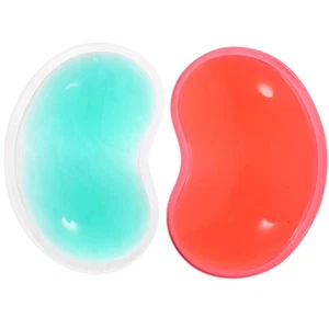 2 Pcs PAD MOUO DI SILICONE Ufficio Polso Riposo Supporto Per Mouse - Photo 1/10