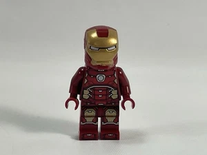 Lego Super Heroes Iron Man Avengers Minifigure Tony Stark Mini Fig Authentic - Picture 1 of 6