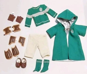 NICE! Complete! 18" American Girl Doll Harry Potter Quidditch Uniform SLYTHERIN  - Picture 1 of 6