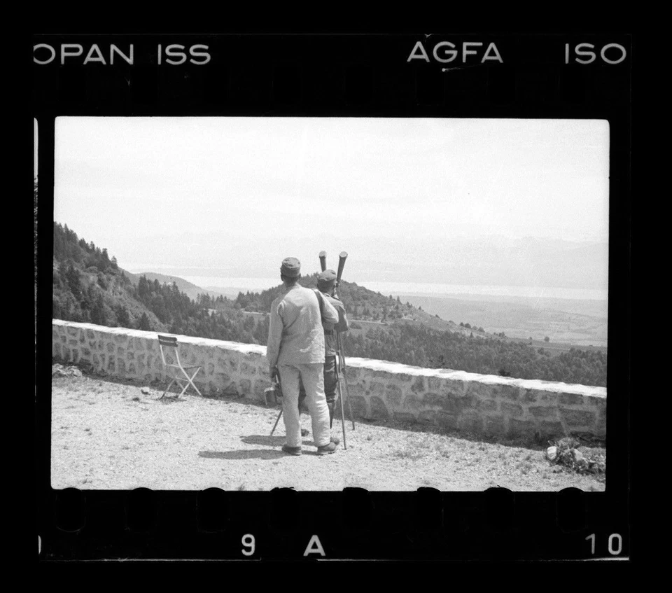 9705a❚ ORIGINAL Negativ (no photo), Soldaten am Scherenfernrohr - Bild 1 von 1