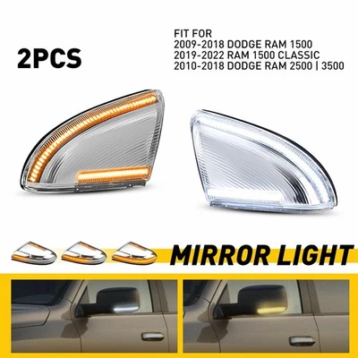 Лампа подсветки указателя поворота переднего зеркала для 09–18 Ram Dodge 1500 10–18 2500 - Изображение 1 из 4
