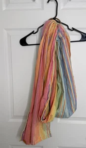Tula Ring Sling Woven Wrap Multi Rainbow Measures App. 70" Standard - Picture 1 of 7