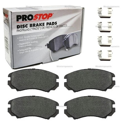 Front Organic Brake Pads Set For 2003-2010 Hyundai Sonata Tiburon Tucson NAD924 Foto 1 de 2