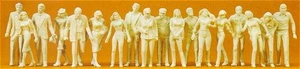 Preiser 65601 O Scale Unpainted Figure Set -- Passers-By - Picture 1 of 2