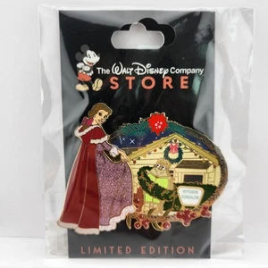 DEC D23 Disney Employee Center Jolly Holiday Princess Pin 2024 Belle LE 250 - Picture 1 of 2