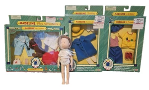 Madeline & Friends Eden Play Adventures 2000 Lot Tierarzt Puppe Outfits Neu - Bild 1 von 9