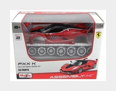 MAISTO 39132-KIT FERRARI - FXX-K N 10 ABU DHABI 2014 - RED SILVER GREY MET - 1/2 - Immagine 1 di 2